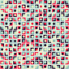 Abstract Geometric Pattern generative computational art illustration