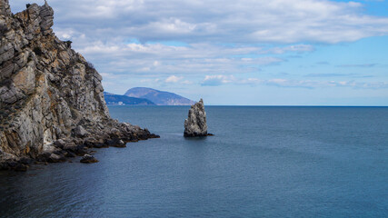 Naklejka premium Views of the castle Swallow's Nest in Crimea