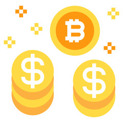 coin flat icon
