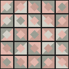 Abstract Geometric Pattern generative computational art illustration