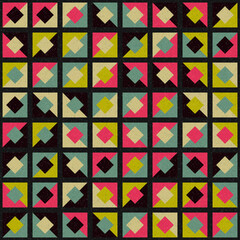 Abstract Geometric Pattern generative computational art illustration