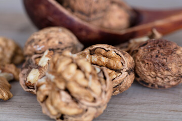 Plump walnuts