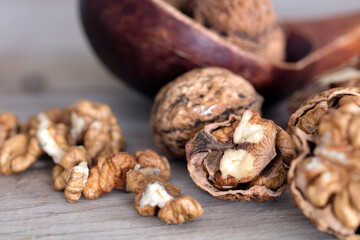 Plump walnuts