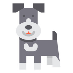 Dog flat icon