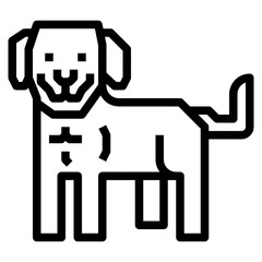 Dog outline icon
