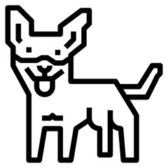 Dog outline icon