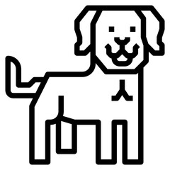 Dog outline icon