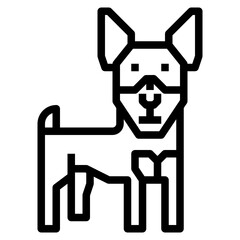 Dog outline icon