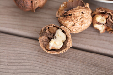 Dried walnuts