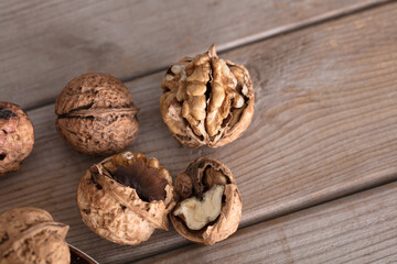 Dried walnuts
