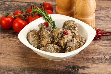 Chicken Liver with cream sauce
