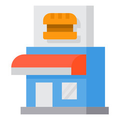 Shop flat icon