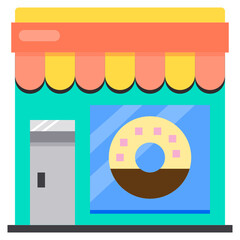 donut flat icon