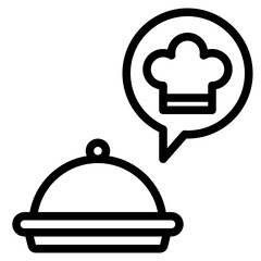 Food outline icon