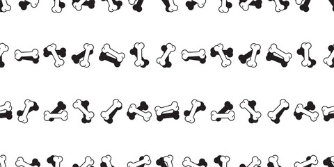Dog bone seamless pattern vector french bulldog checked pet food halloween shadow cartoon doodle scarf isolated tile background repeat wallpaper illustration line textile design