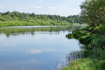 Beautiful view of the quiet river