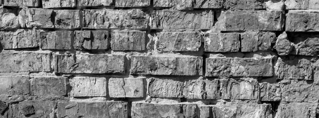 Old whitewashed brick wall.