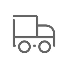 Shipping outline icon.