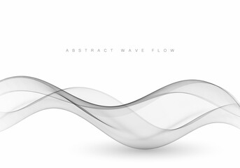 Grey modern abstract line layout gradient futuristic smooth swoosh certificate background. Vector illustration
