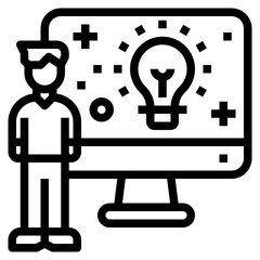 Innovation outline icon