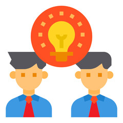 Idea flat icon