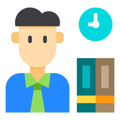 Employee flat icon