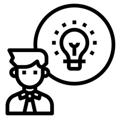 Idea outline icon