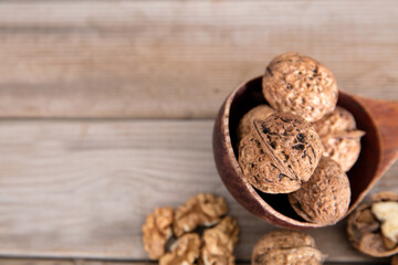 Plump walnuts