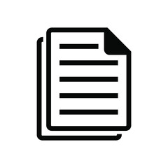 Files icon vector graphic illustration