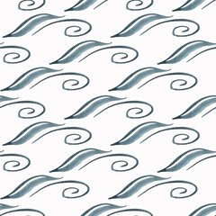 Seamless pattern with watercolor abstract elements. Texture for wrapping paper, fabric, cards, wallpaper and packaging.