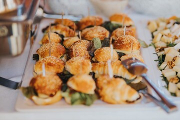 small sandwiches on a plate