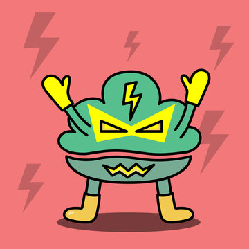 Unji monster. Poop design character