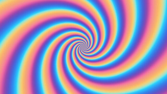 Endless spiral. Seamless loop footage.
