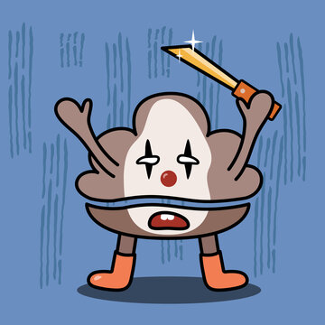 Unji monster. Poop design character