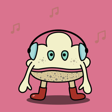 Unji monster. Poop design character