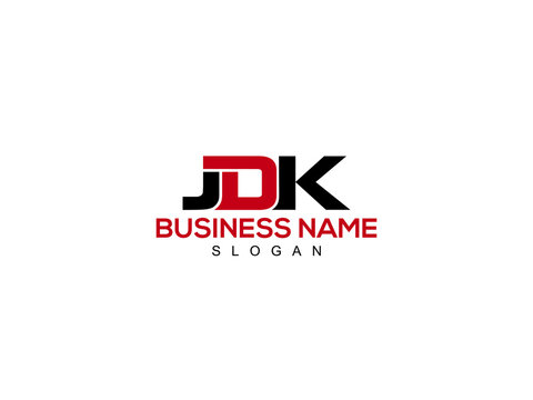 Letter JDK Logo Icon Design For Kind Of Use