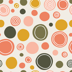Ornamental dots seamless pattern. Can be used for postcards, invitations, advertising, web, textile, fabric, gift wrap, wall art design and other.