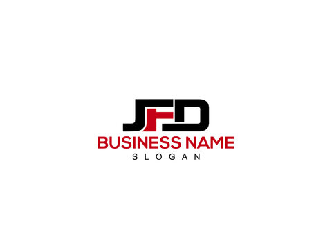 Letter JFD Logo Icon Design For Kind Of Use