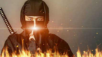 忍者　忍術 © metamorworks