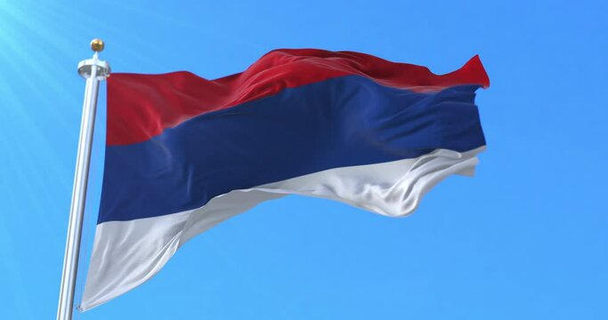 Misiones Province Flag, Argentina. Loop