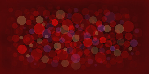 abstract red bokeh effect light background