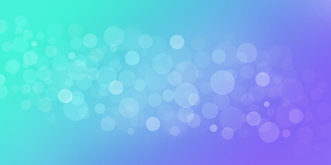 abstract white light bokeh effect with blue background 