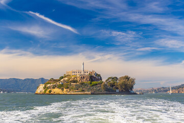 Alcatraz Island in San Francisco in USA