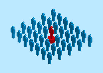 ビジネス　採用　人材　ピクトグラム