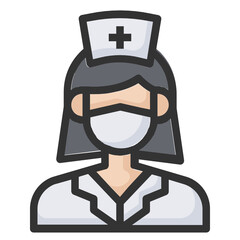 nurse line color icon