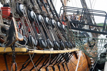 Réplique de l'Endeavour - bateau de James Cook - en escale à Nouméa (Nouvelle-Calédonie) en mai 2019