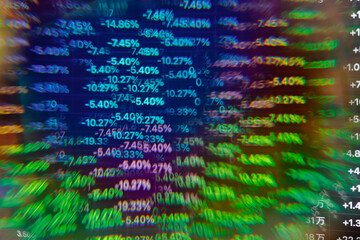 Abstract background of stock market data - 440739182