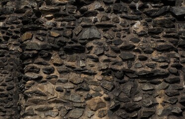 texture pierre, histoire, mur romain