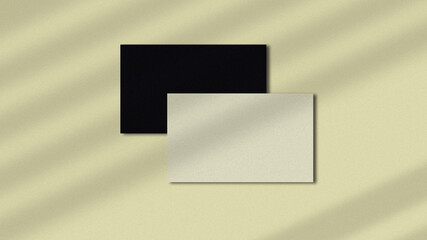 Business card mockup 3d rendering