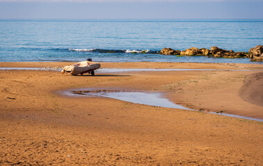 Panorama from Donnalucata Promenade, Scicli, Ragusa, Sicily, Italy, Europe